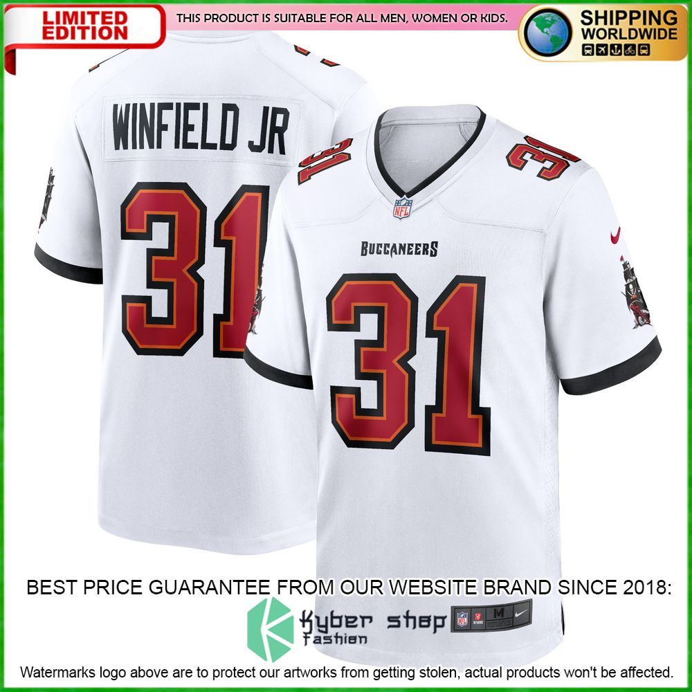 Antoine Winfield Jr. Tampa Bay Buccaneers Nike White Football Jersey - LIMITED EDITION