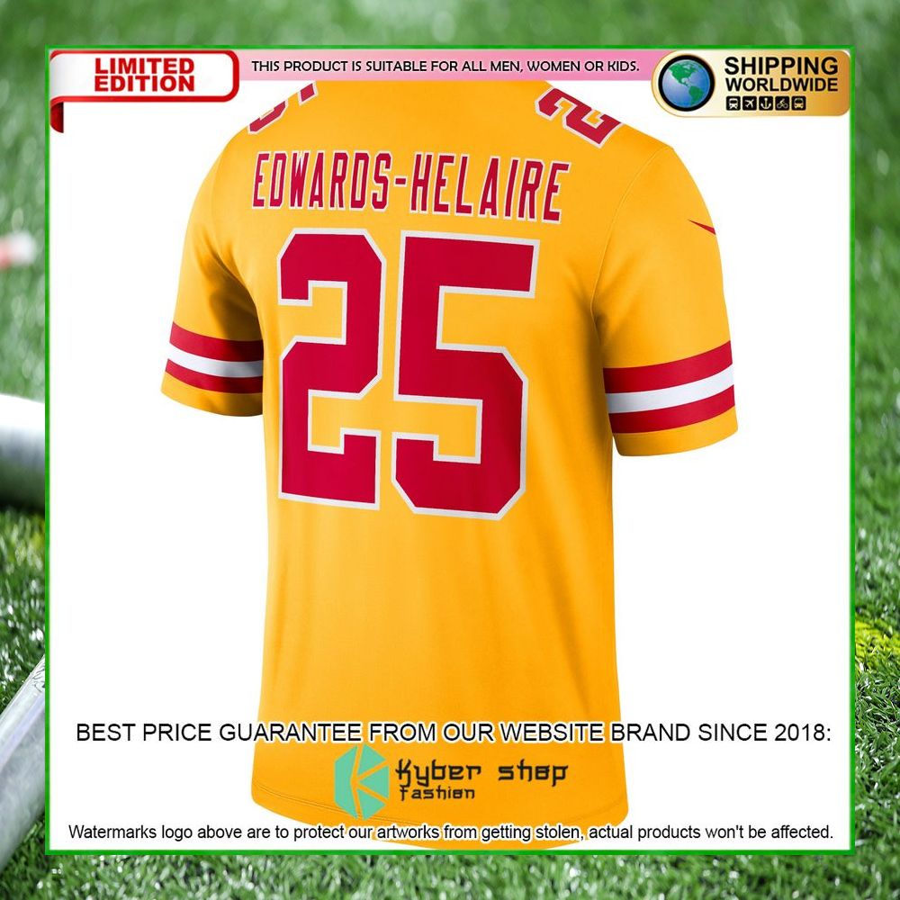 clyde edwards helaire kansas city chiefs nike inverted legend gold football jersey 3 15