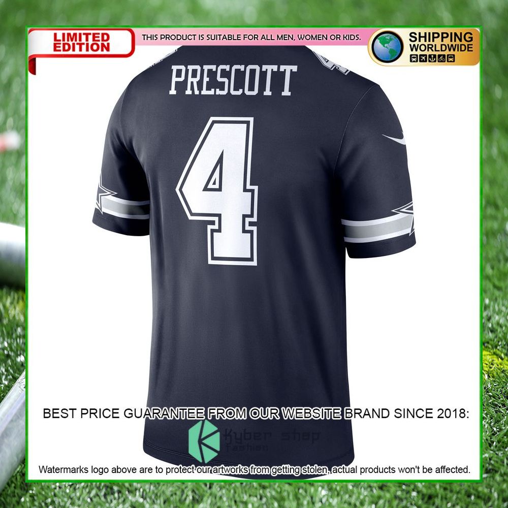 dak prescott dallas cowboys nike legend navy football jersey 3 544