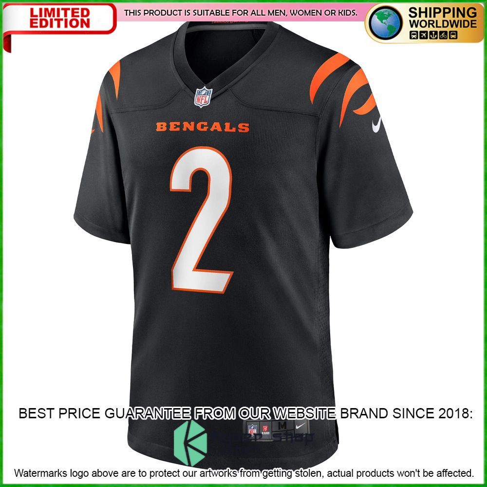 evan mcpherson cincinnati bengals nike team black football jersey 2 611