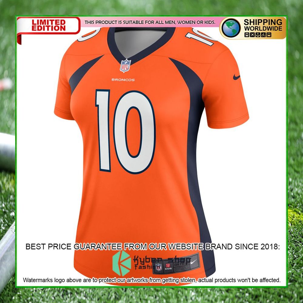 jerry jeudy denver broncos nike womens legend orange football jersey 2 533