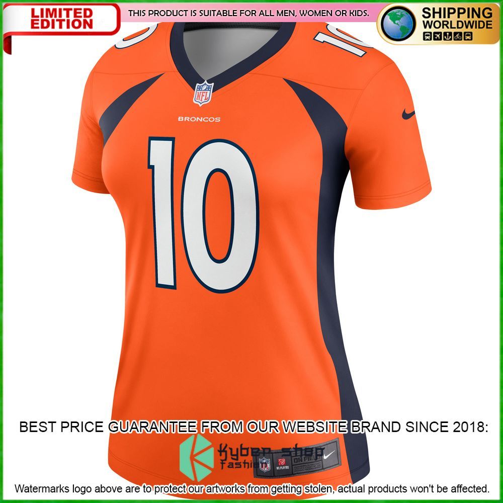 jerry jeudy denver broncos nike womens legend orange football jersey 2 59