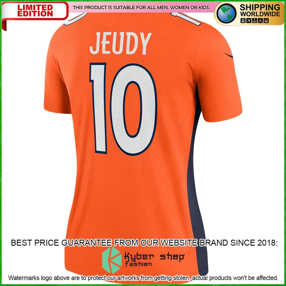 jerry jeudy denver broncos nike womens legend orange football jersey 3 315