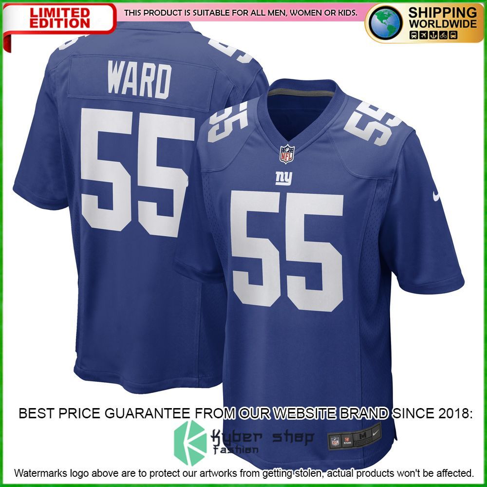 jihad ward new york giants nike royal football jersey 1 949
