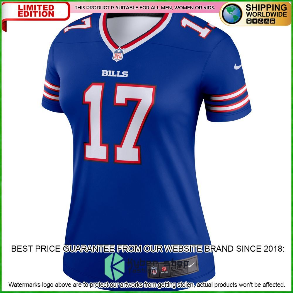 josh allen buffalo bills nike womens legend team royal football jersey 2 438
