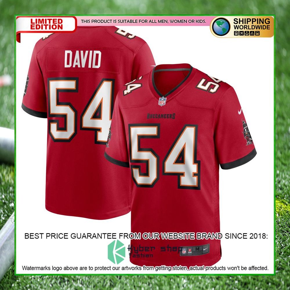 lavonte david tampa bay buccaneers nike red football jersey 1 439