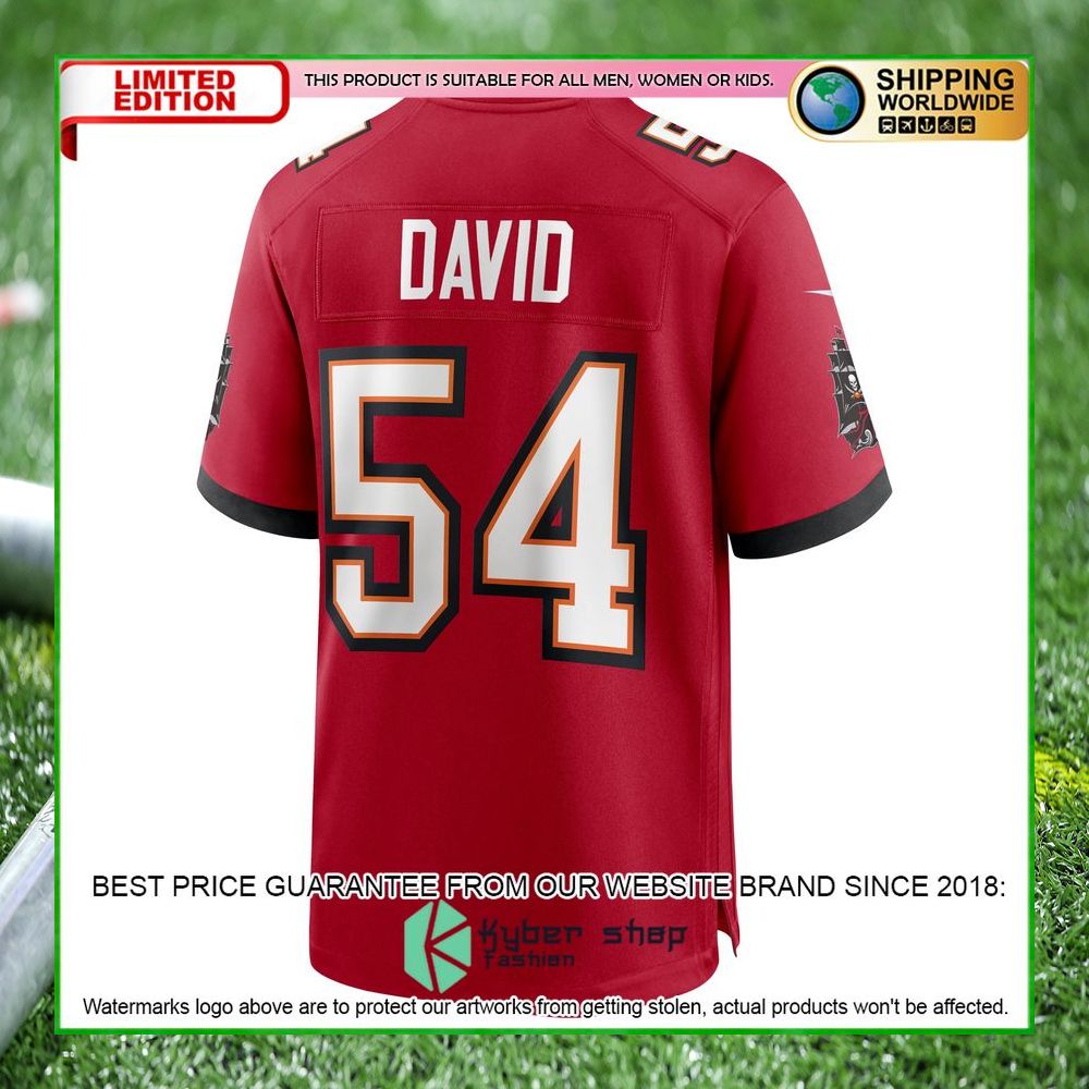 lavonte david tampa bay buccaneers nike red football jersey 3 580