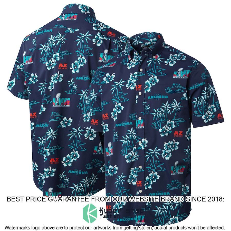 arizona super bowl lvii navy hawaiian shirt 1 772