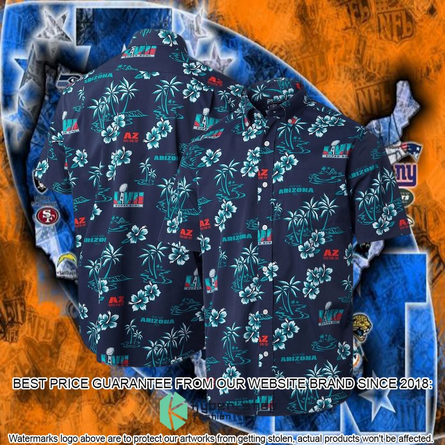 arizona super bowl lvii navy hawaiian shirt 4 796