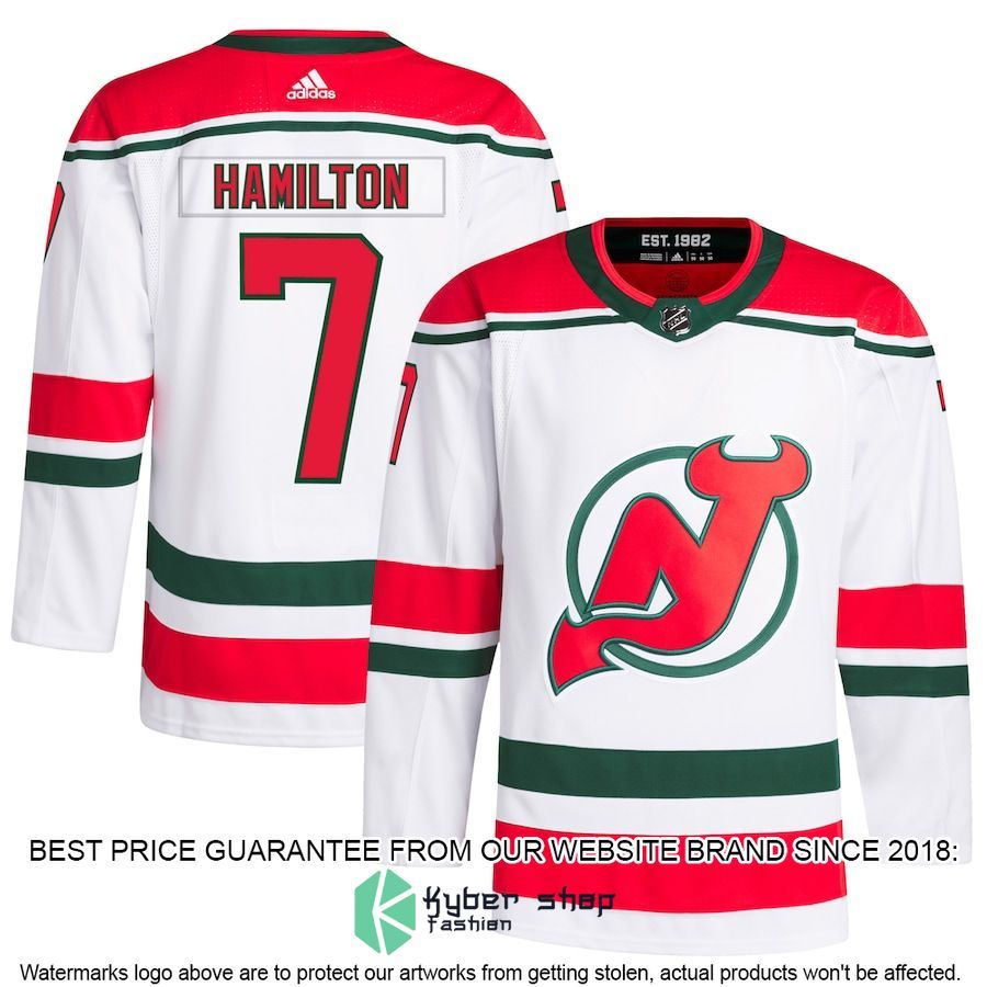 Dougie Hamilton New Jersey Devils 2022-23 Heritage Primegreen Authentic Pro White Hockey Jersey - LIMITED EDITION