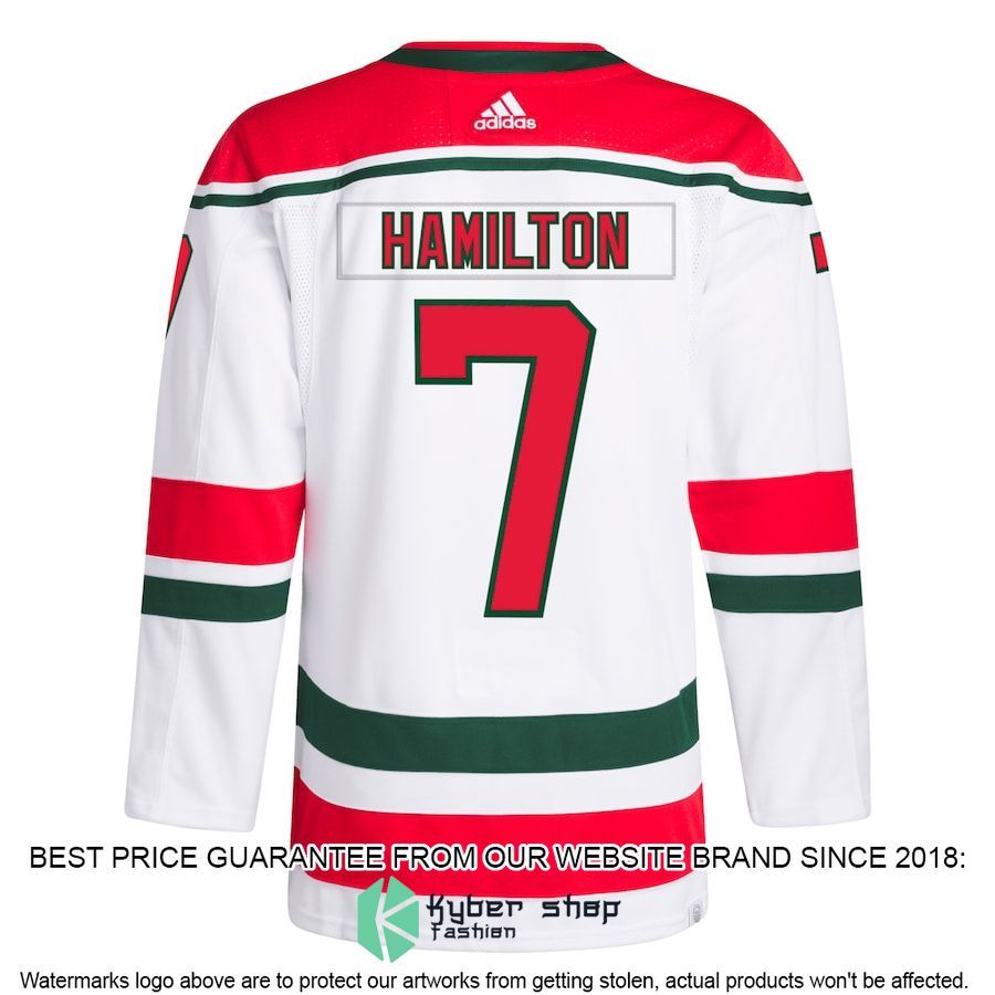 dougie hamilton new jersey devils 2022 23 heritage primegreen authentic pro white hockey jersey 3 929