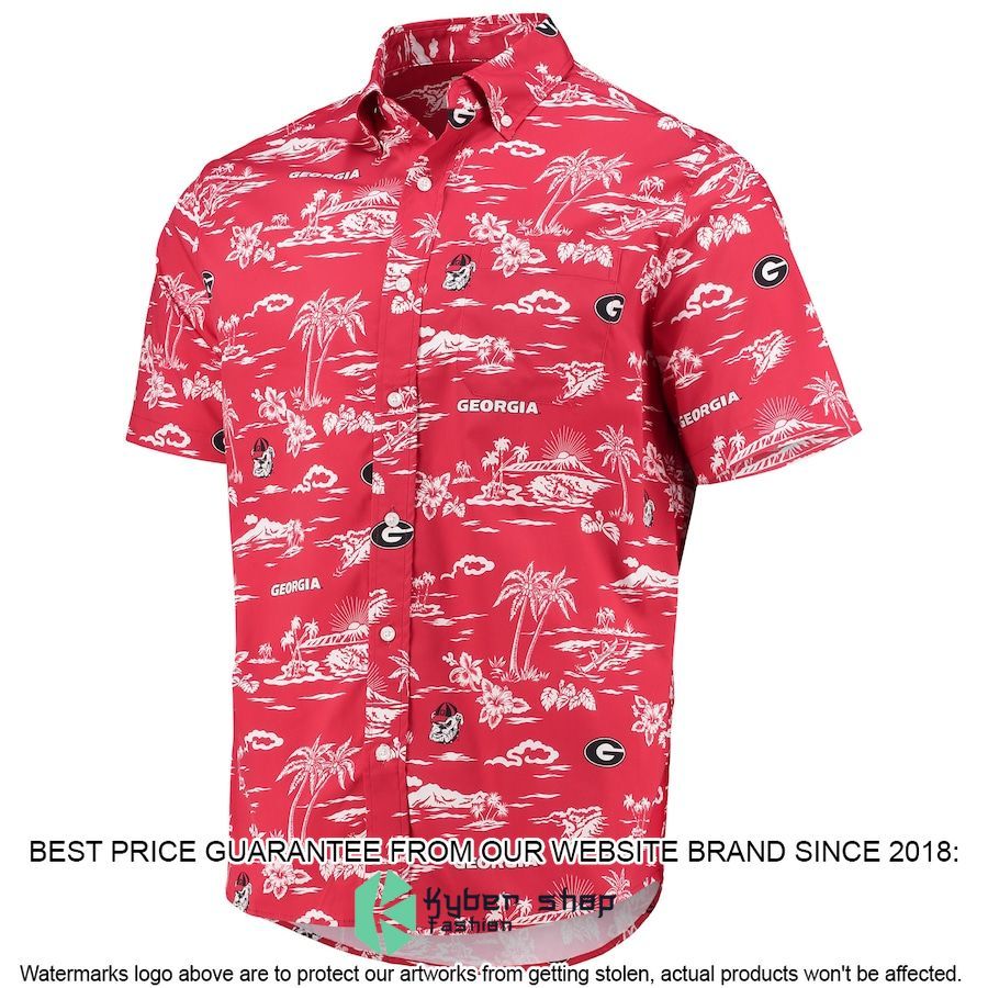 georgia bulldogs reyn spooner classic red hawaiian shirt 2 739