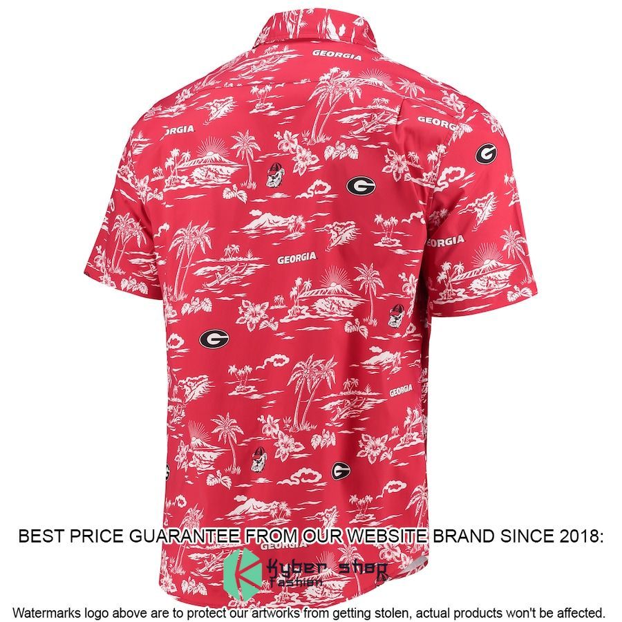 georgia bulldogs reyn spooner classic red hawaiian shirt 3 779