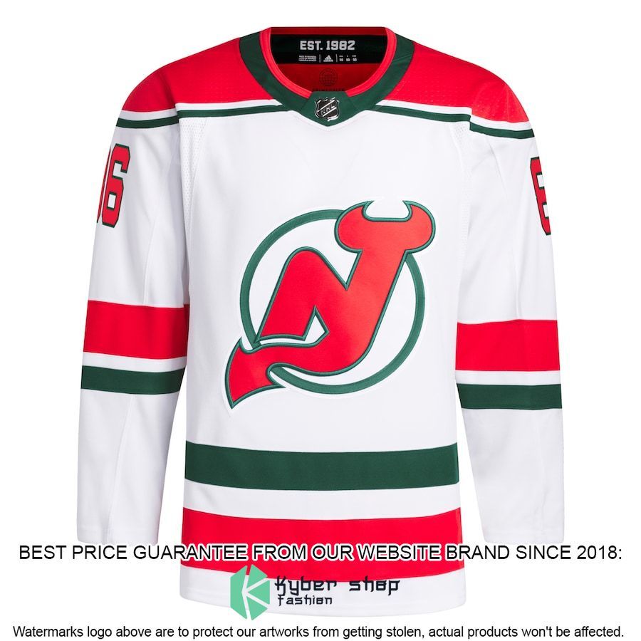 jack hughes new jersey devils 2022 23 heritage primegreen authentic pro white hockey jersey 2 643