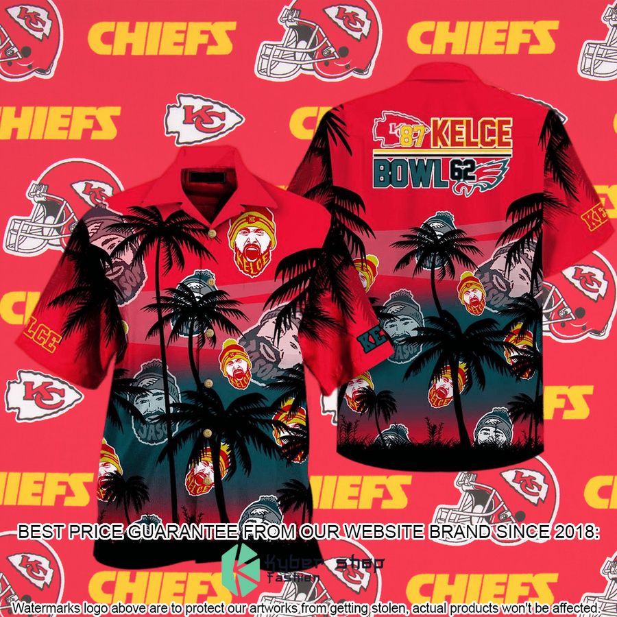 Kansas City Chiefs Super Bowl Sunset Coconut Hawaiian Shirt