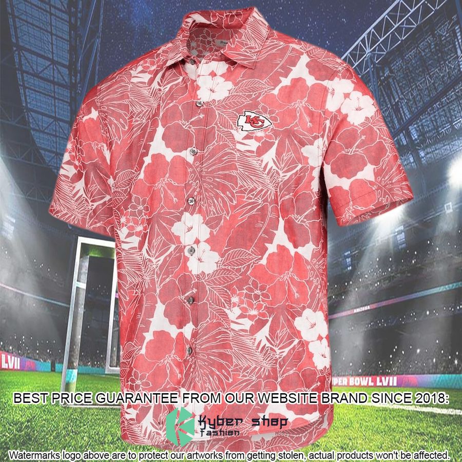mens tommy bahama red kansas city chiefs coconut point playa floral islandzone button up shirt 2 487