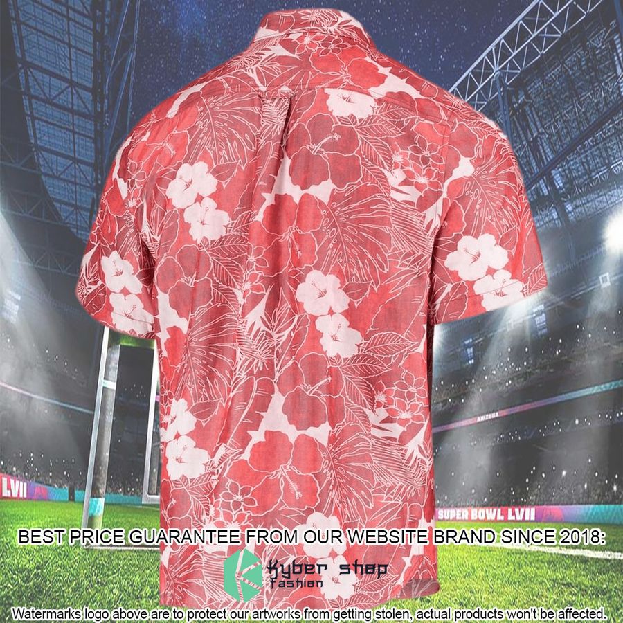 mens tommy bahama red kansas city chiefs coconut point playa floral islandzone button up shirt 3 978