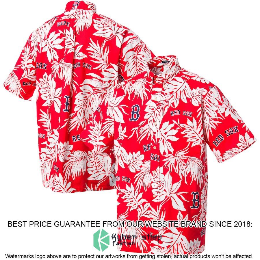 mlb boston red sox reyn spooner aloha red hawaiian shirt 1 726