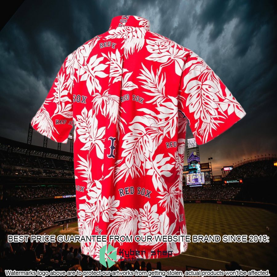 mlb boston red sox reyn spooner aloha red hawaiian shirt 6 192