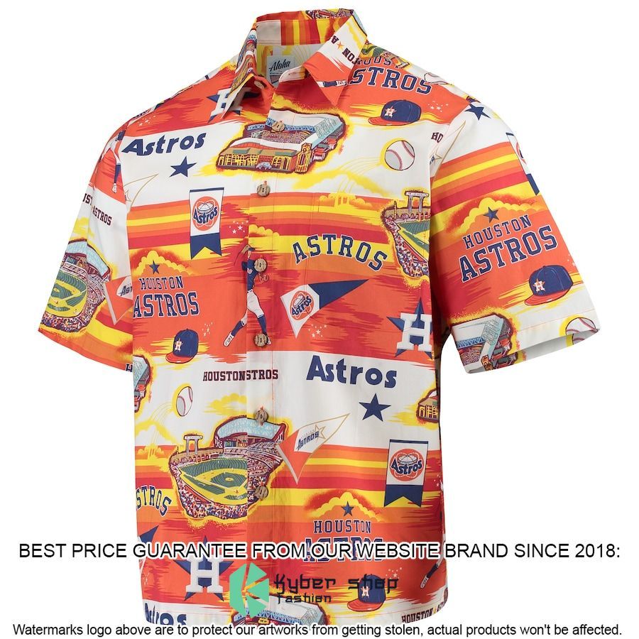 mlb houston astros reyn spooner scenic orange hawaiian shirt 2 660