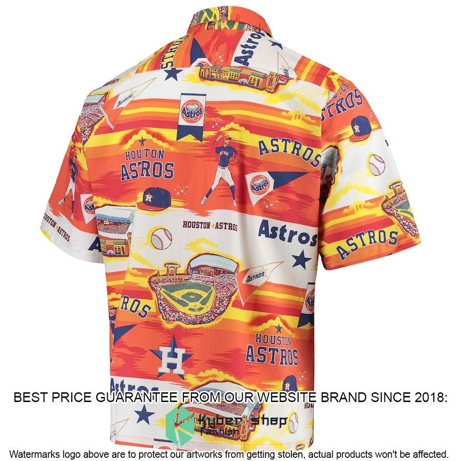 mlb houston astros reyn spooner scenic orange hawaiian shirt 3 556