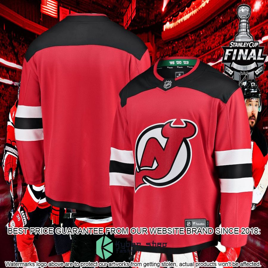 new jersey devils breakaway home red hockey jersey 4 227