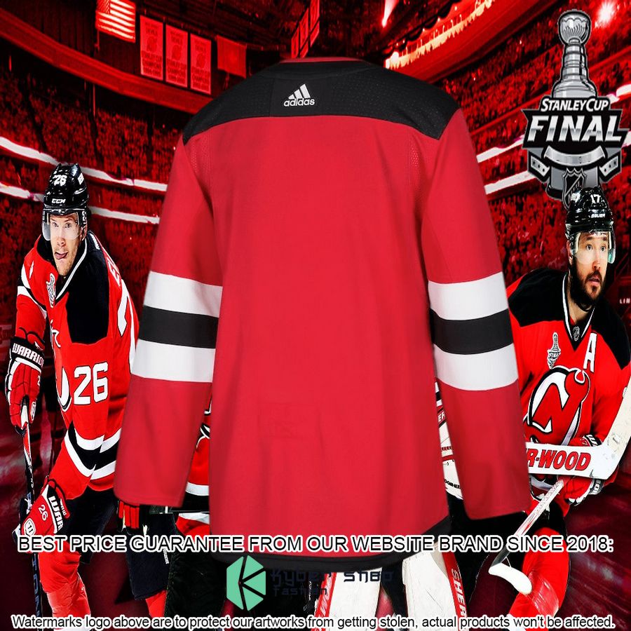 new jersey devils home authentic blank red hockey jersey 6 750