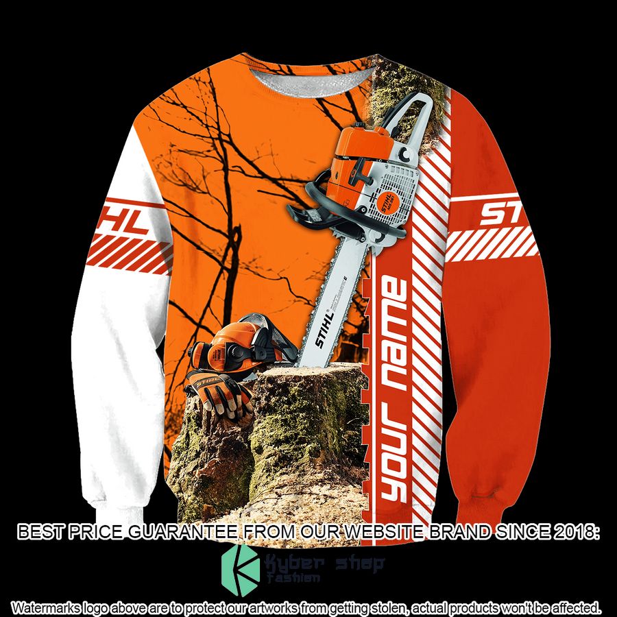 personalized chainsaw stihl 3d shirt hoodie 2 239