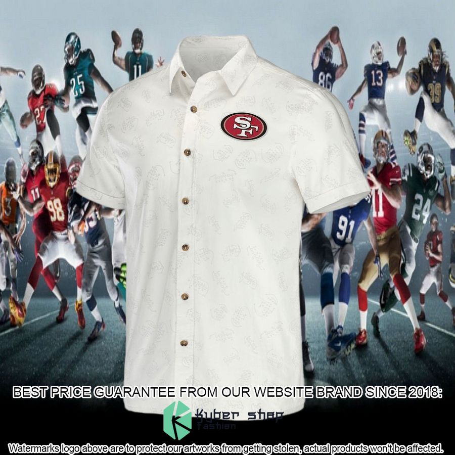 san francisco 49ers nfl darius rucker collection white hawaiian shirt 5 205