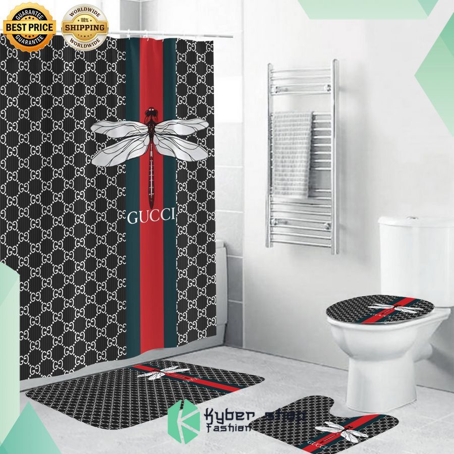 gucci dragonfly shower curtain set 1 184