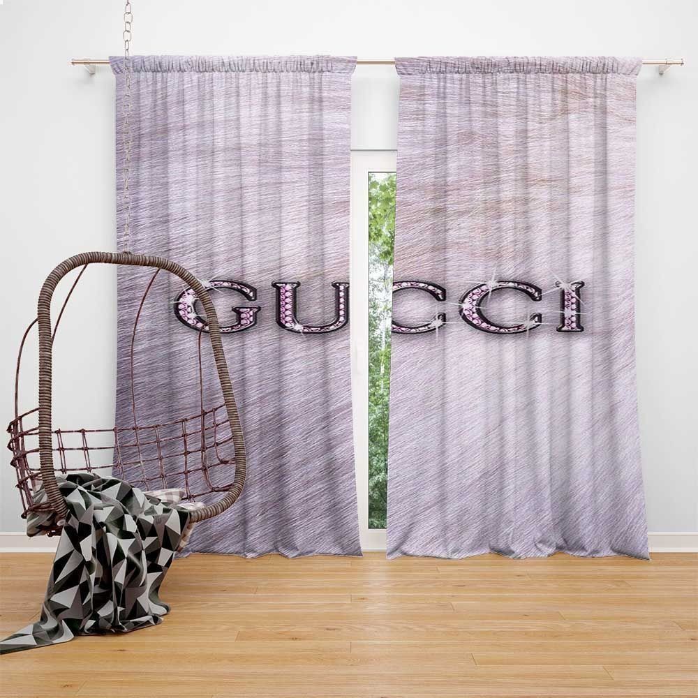 gucci logo window curtain set 1 149