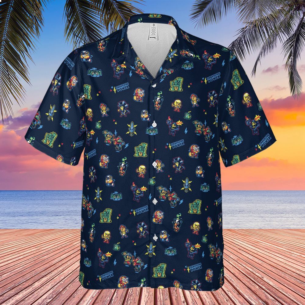 masters of the universe funny pattern hawaiian shirt 2 109