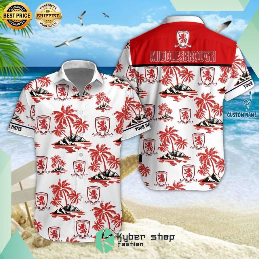 middlesbrough f c hawaiian shirt and short 1 364