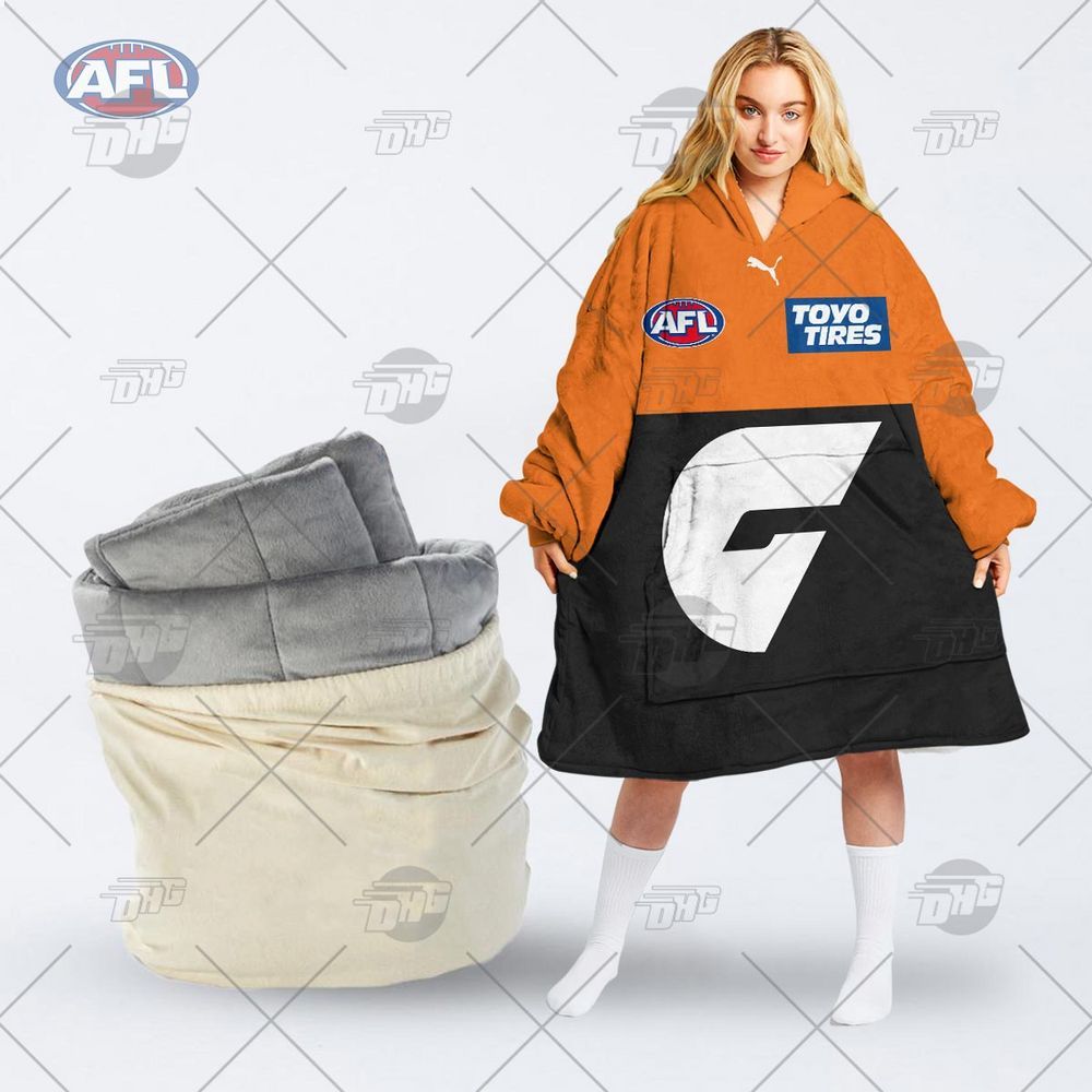 personalised afl greater western sydney giants hoodie blanket 1 109