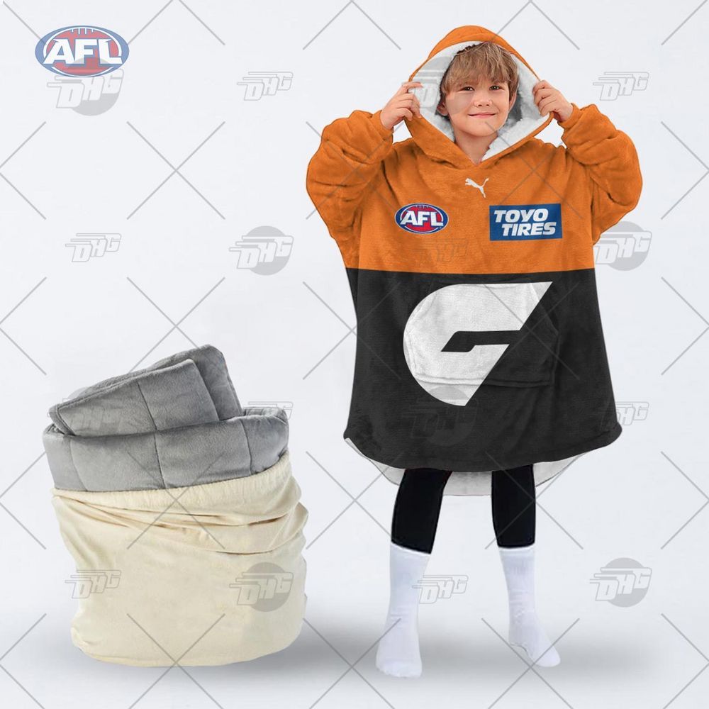 personalised afl greater western sydney giants hoodie blanket 2 841