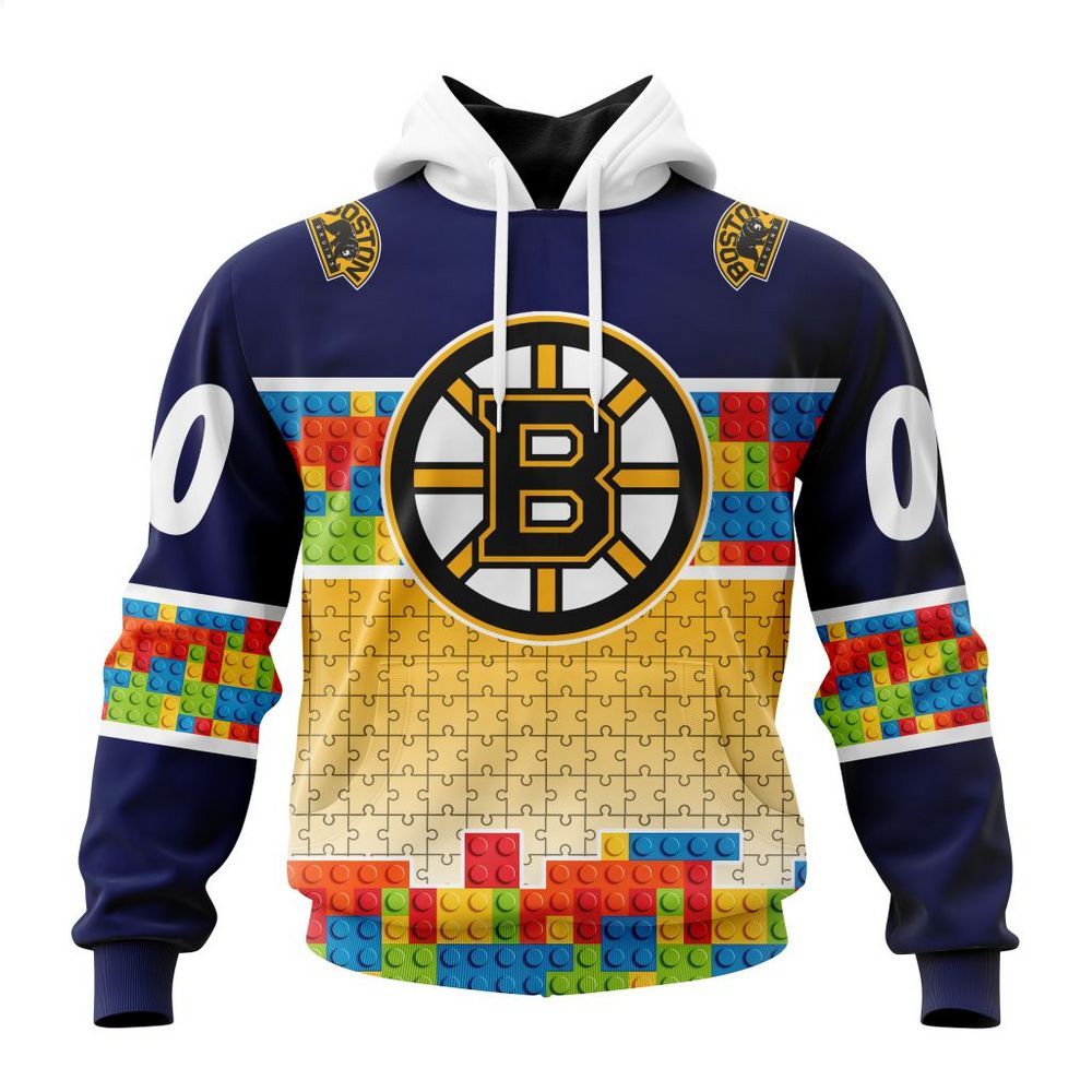 personalized boston bruins autism awareness shirt hoodie 1 707