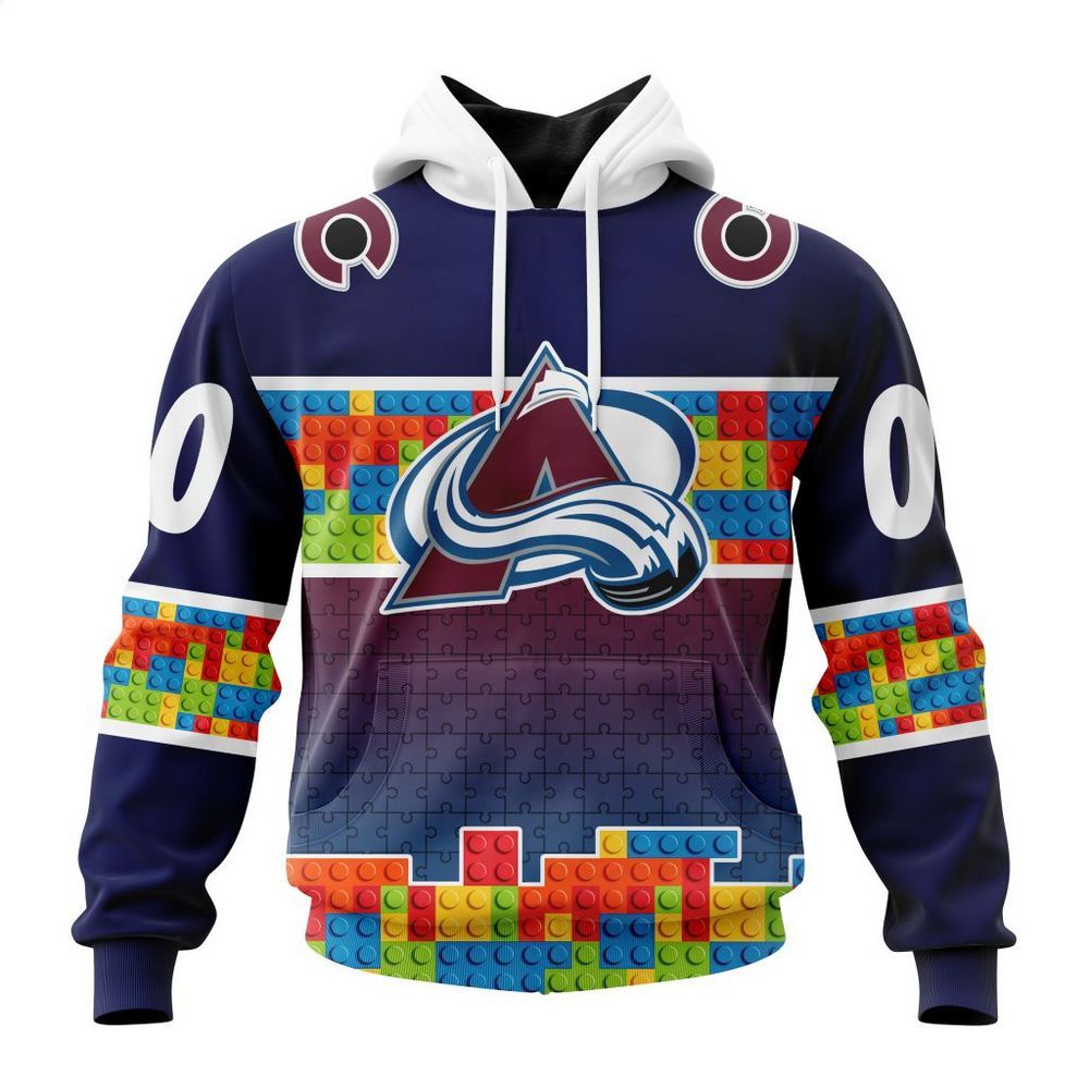 personalized colorado avalanche autism awareness shirt hoodie 1 846