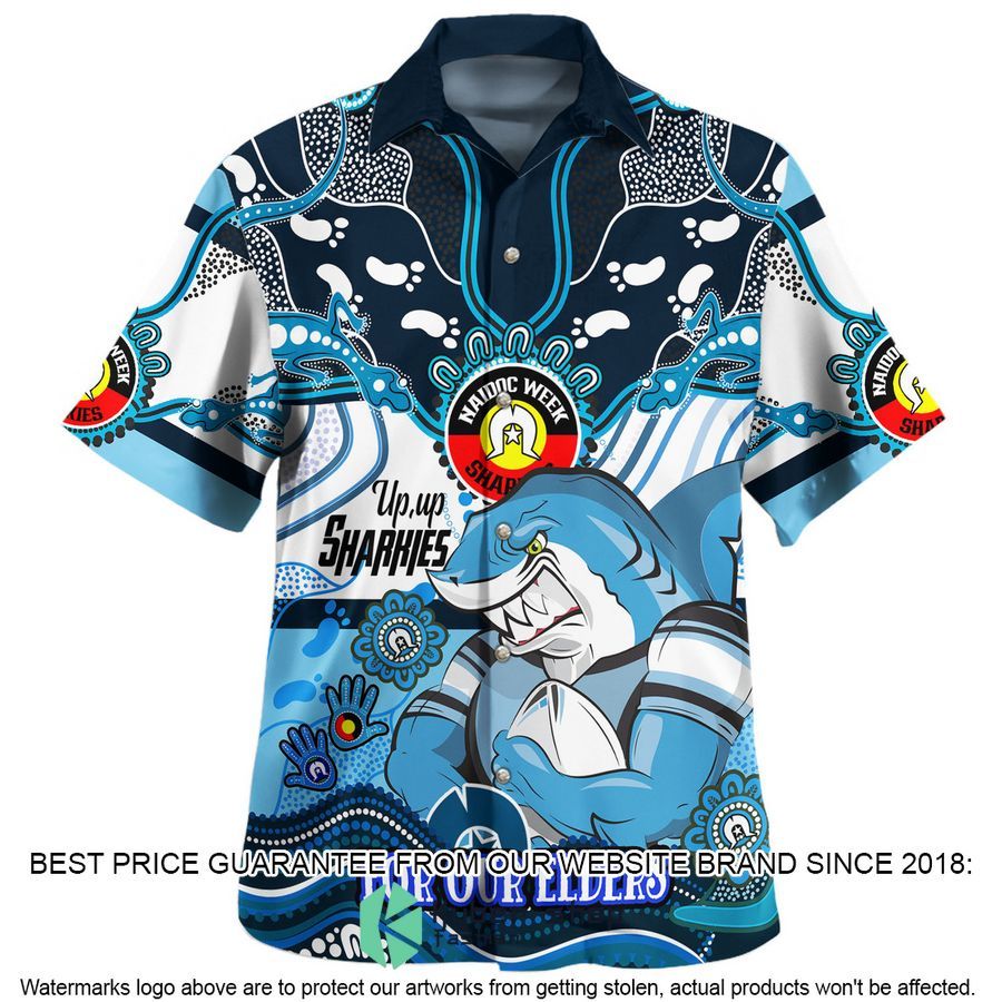 personalized cronulla sutherland sharks australia naidoc week hawaiian shirt 1 629