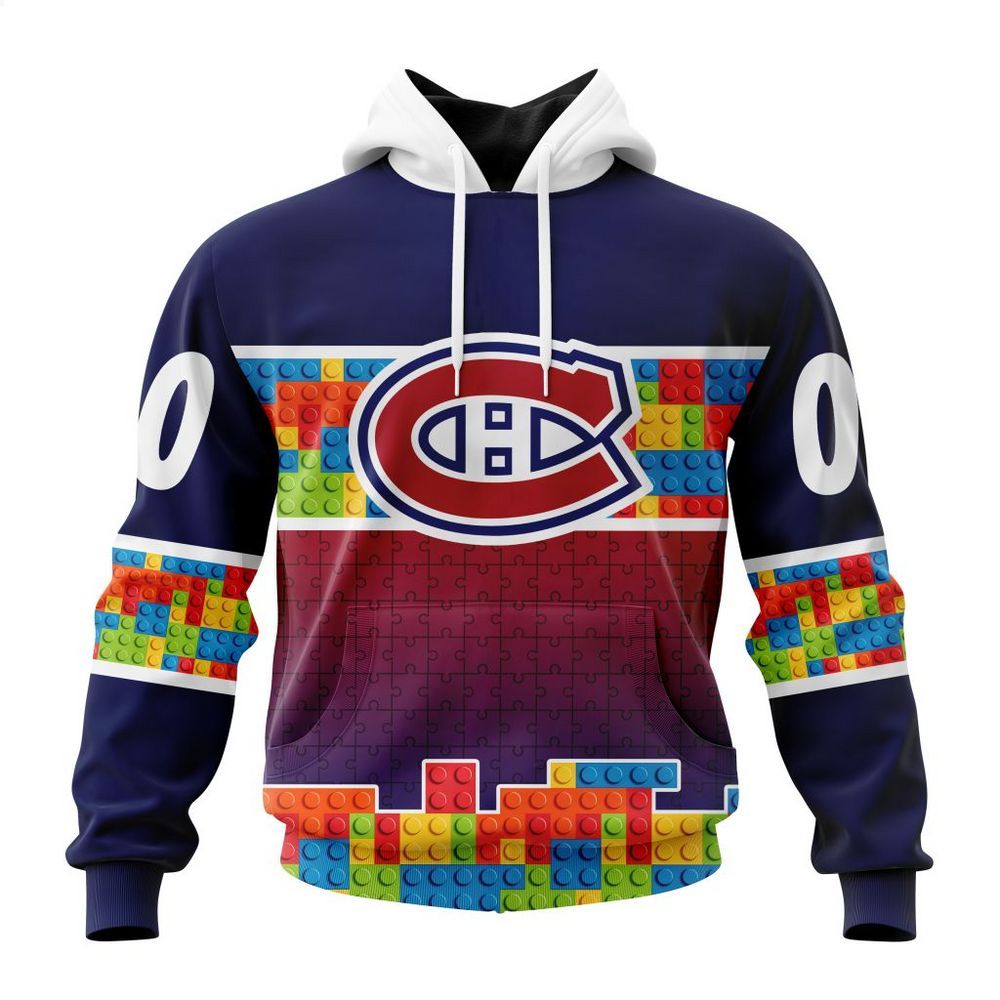 personalized montreal canadiens autism awareness shirt hoodie 1 645