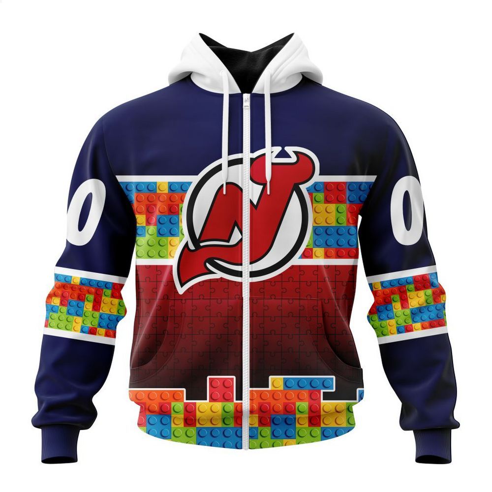 personalized new jersey devils autism awareness shirt hoodie 2 590