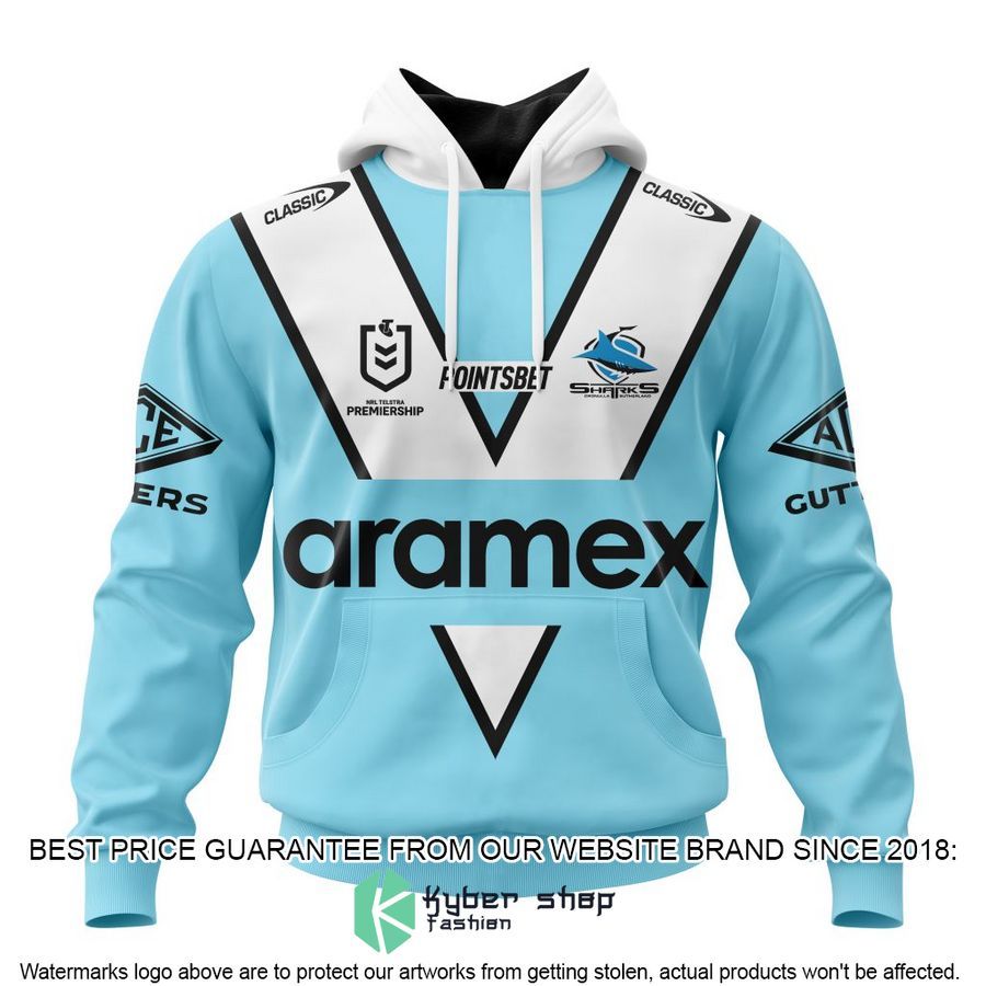 Personalized NRL Cronulla-Sutherland Sharks Heritage Shirt, Hoodie - LIMITED EDITION