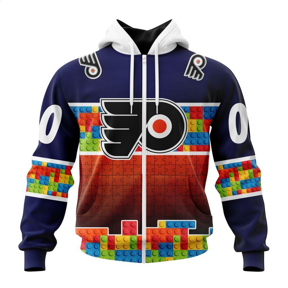 personalized philadelphia flyers autism awareness shirt hoodie 2 837