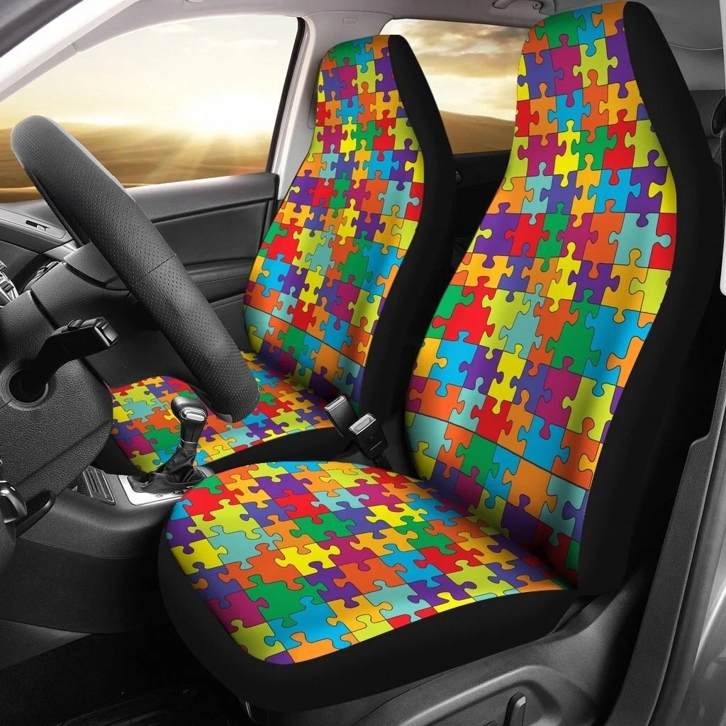 Autism Awareness Car Seat Cover