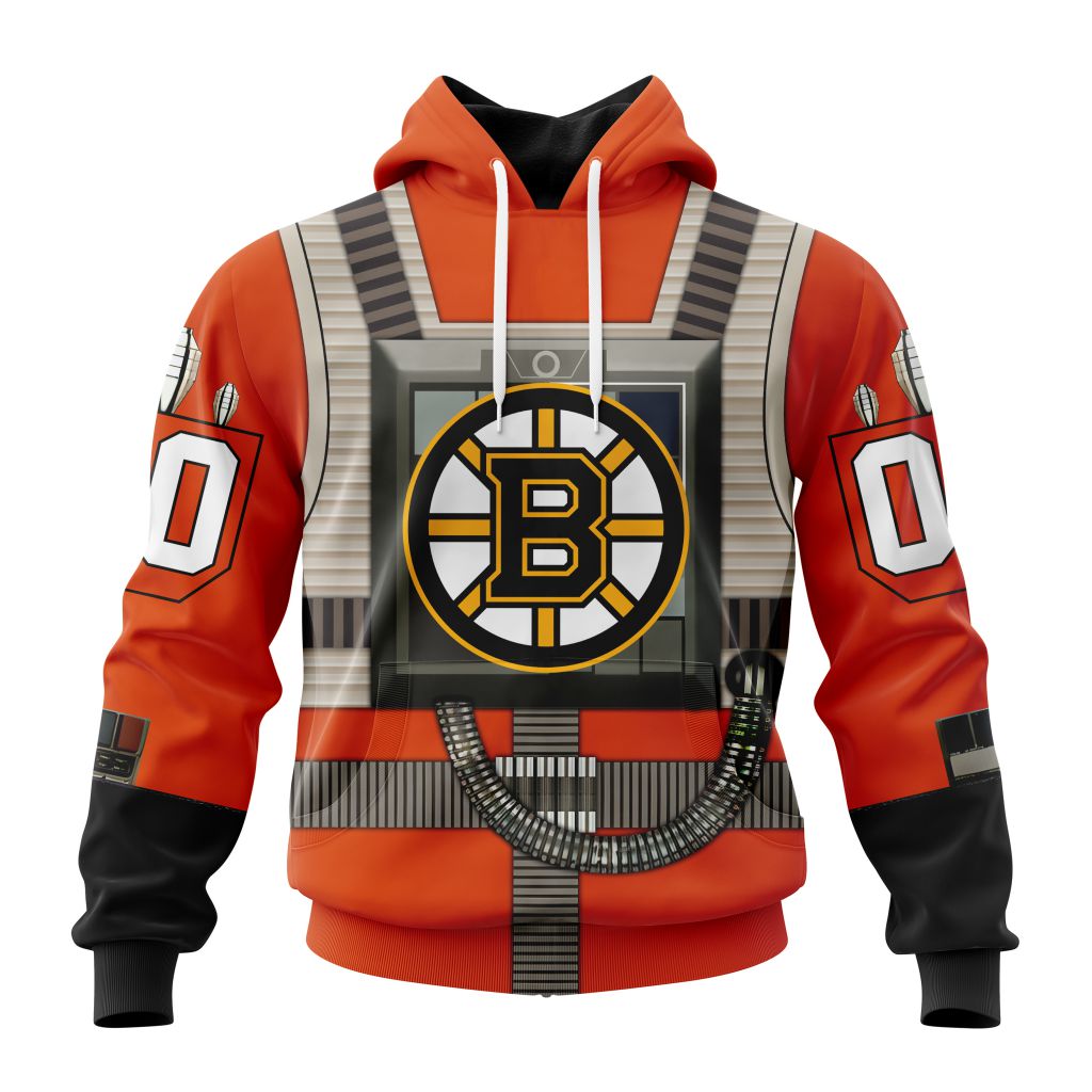 Boston Bruins Star Wars Rebel Pilot Design Custom Shirt
