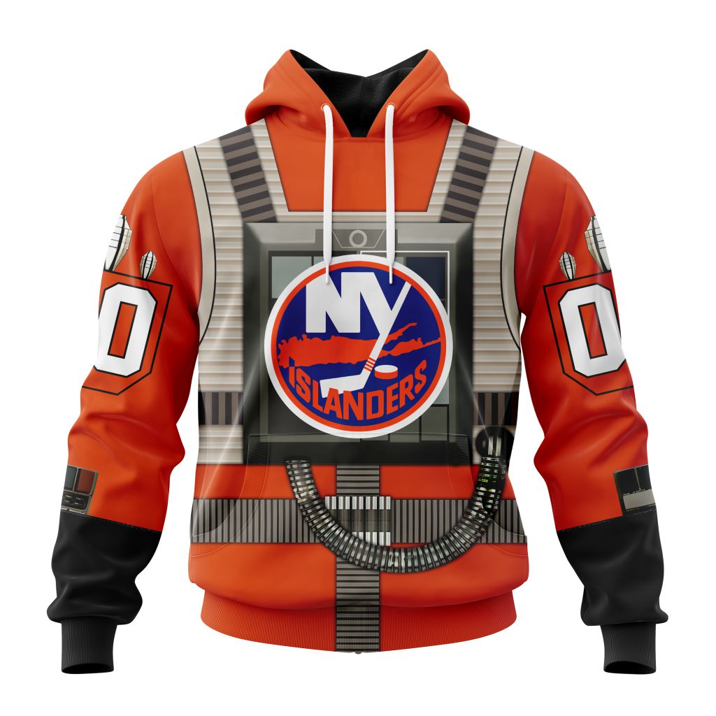 New York Islanders Star Wars Rebel Pilot Design Custom Shirt