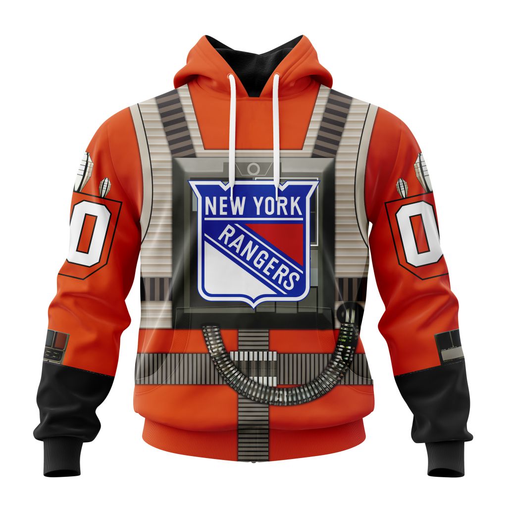 New York Rangers Star Wars Rebel Pilot Design Custom Shirt