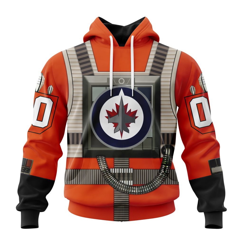 Winnipeg Jets Star Wars Rebel Pilot Design Custom Shirt