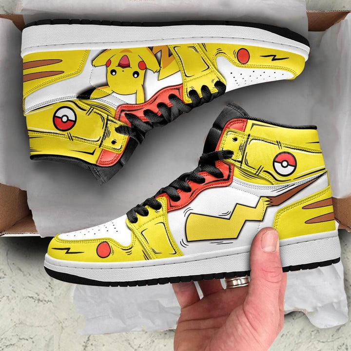 Pikachu Air Jordan High Top Shoes