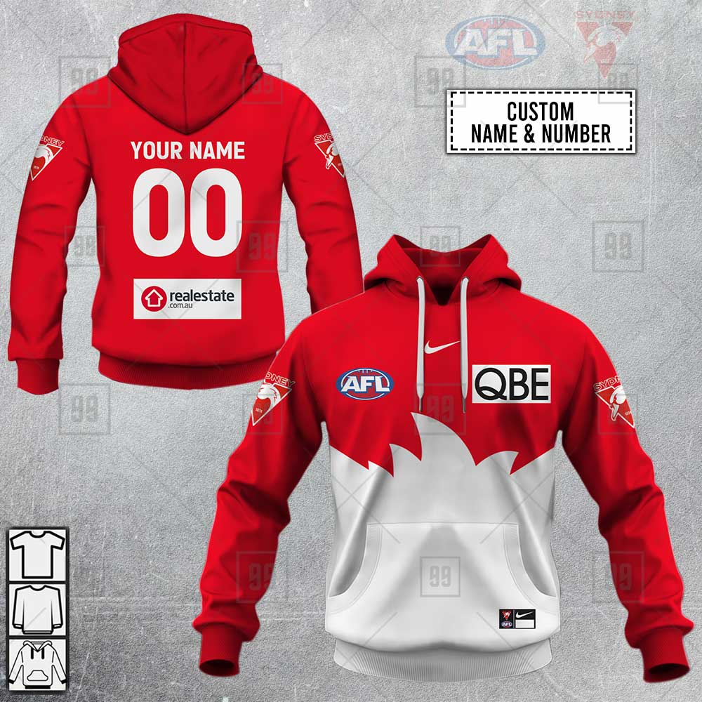 Sydney AFL Custom Shirt