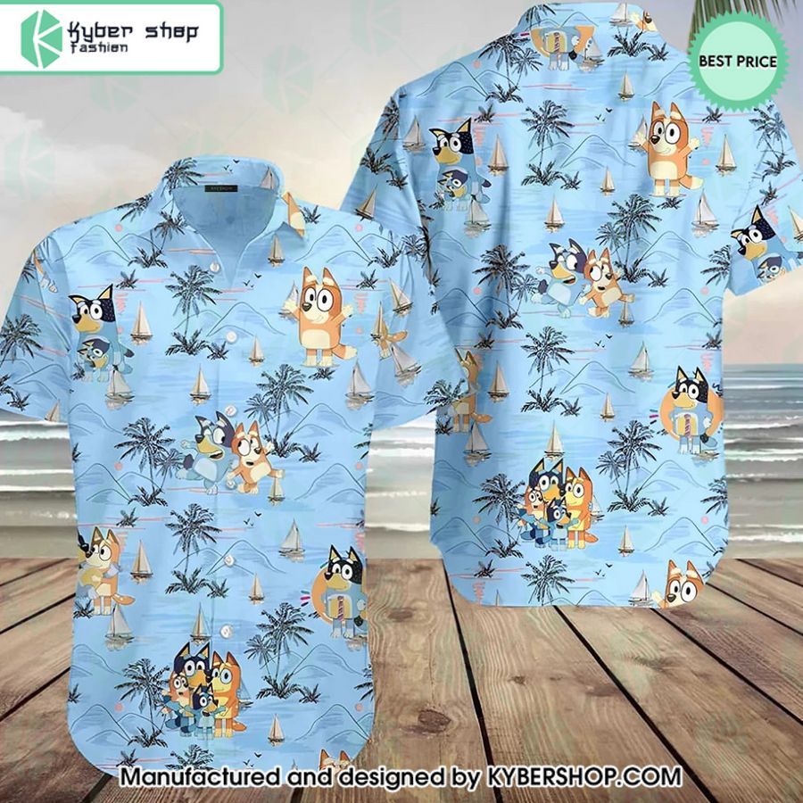 bluey hawaiian shirt shorts 8 924